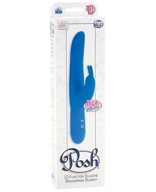 Posh Bounding Bunny - Blue