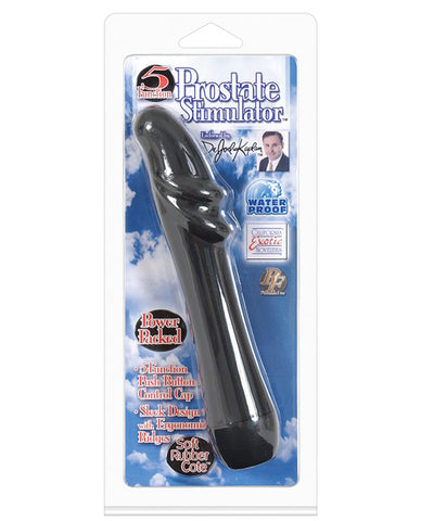 Dr Joel Kaplan 6.5" Prostate Stimulator - 5 Function Black