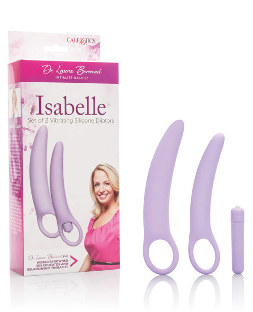 Dr. Laura Berman Isabelle Vibrating Silicone Dilators - Set Of 2