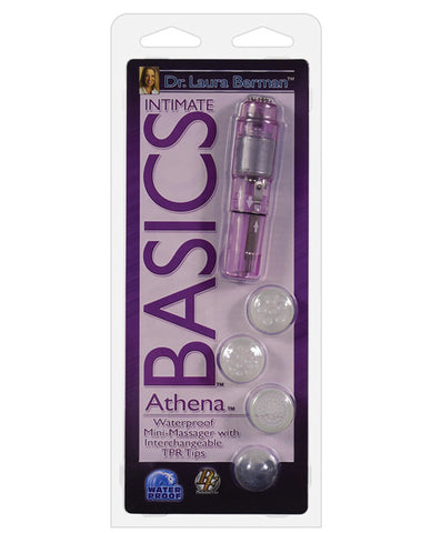 Dr. Laura Berman Intimate Basics Athena Mini Massager Waterproof (clamshell)