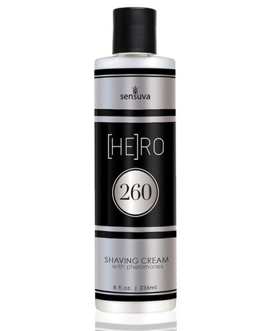 Sensuva Hero 260 Pheromone Infused Shave Cream For Him - 8 Oz