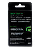 Sport Fucker Cock Tube