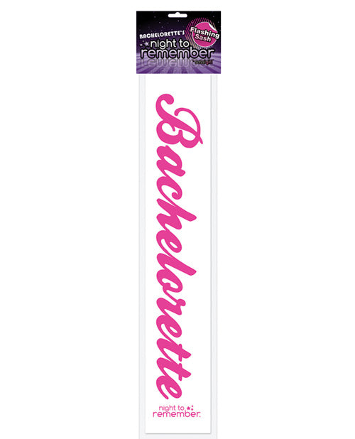 Night To Remember Bachelorette Flashing Sash By Sassigirl