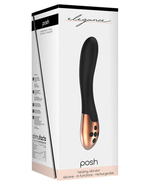 Shots Elegance Posh W-heating Technology - 10 Function Black