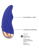 Shots Elegance Chic Clitoral Stimulator - 10 Function Blue