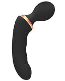 Shots Elegance Double Ended Rechargeable Dual Motor Vibrator-massager - Black