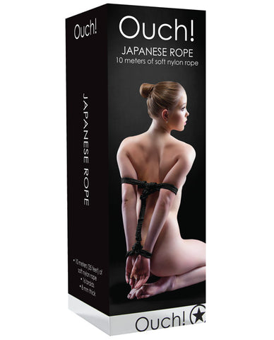 Shots Ouch Japanese Rope - Black