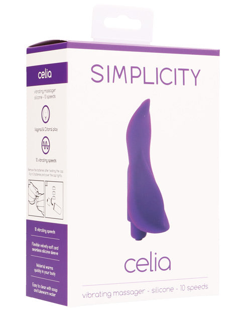 Shots Simplicity Celia Vibrating Massager - 10 Speeds