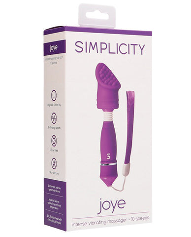 Shots Simplicity Joye Intense Vibrating Massager