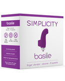 Shots Simplicity Basile Finger Vibrator - 10 Speed