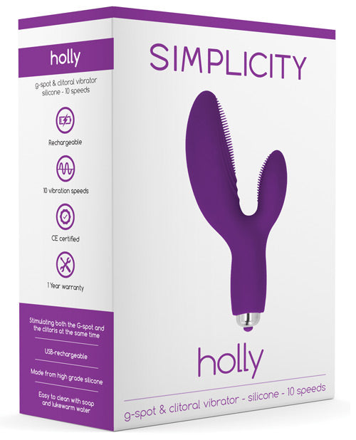 Shots Simplicity Holy G Spot & Clitoral Vibrator - 10 Speed