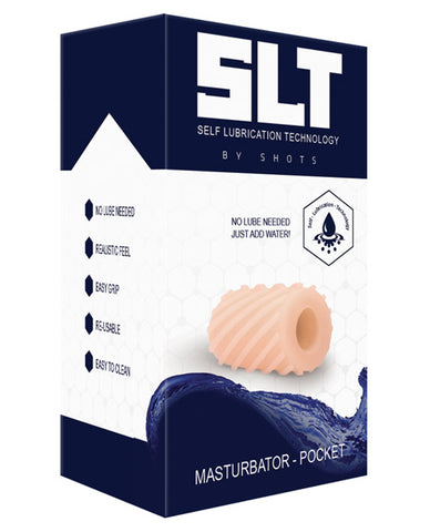 Shots Slt Self Lubrication Pocket Maturbator - Flesh