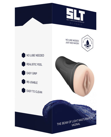 Shots Slt Self Lubrication Easy Grip Maturbator Xl Vaginal - Flesh