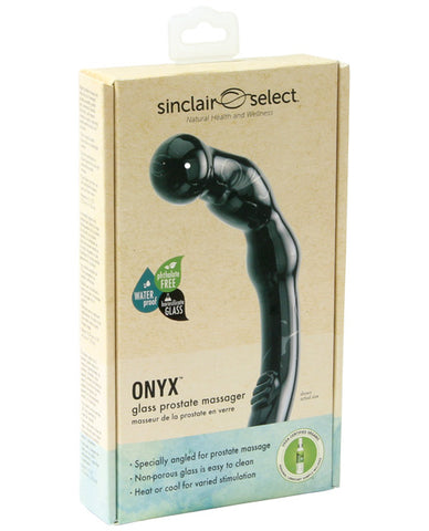 Sinclair Institute Select Onyx Glass Prostate Massager