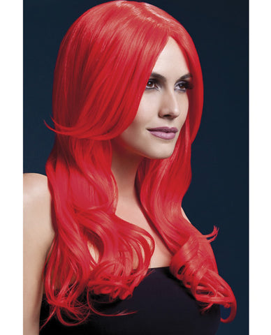 Smiffy The Fever Wig Collection Khloe - Neon Red