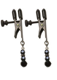 Spartacus Black Beaded Nipple Clamps