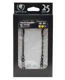 Spartacus Adjustable Black Tweezer Nipple Clamps W-chain