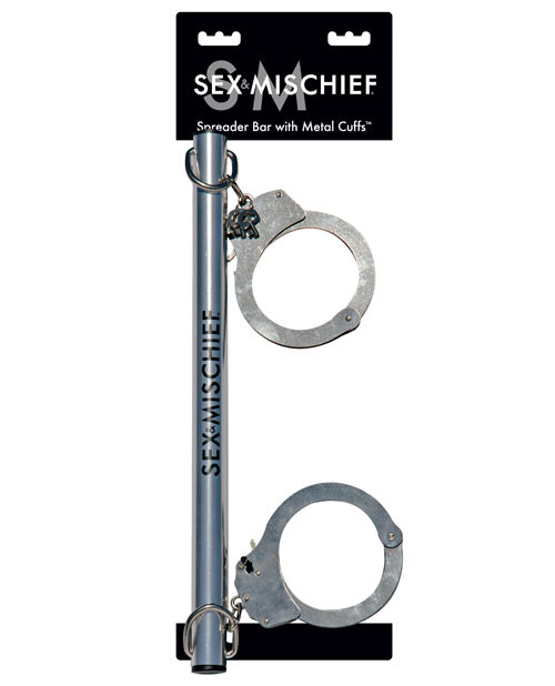 Sex & Mischief Spreader Bar W-metal Cuffs