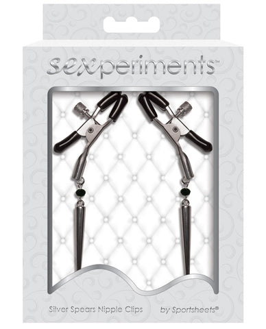 Sexperiments Silver Spears Nipple Clamps