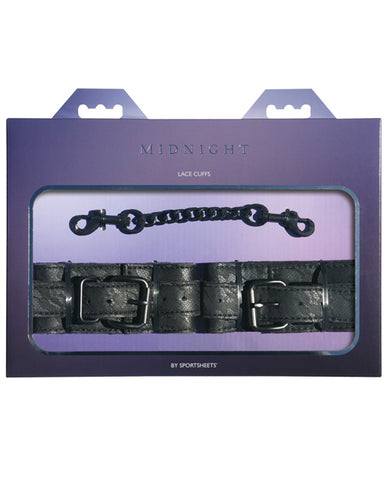 Sincerely Lace Cuffs - Black