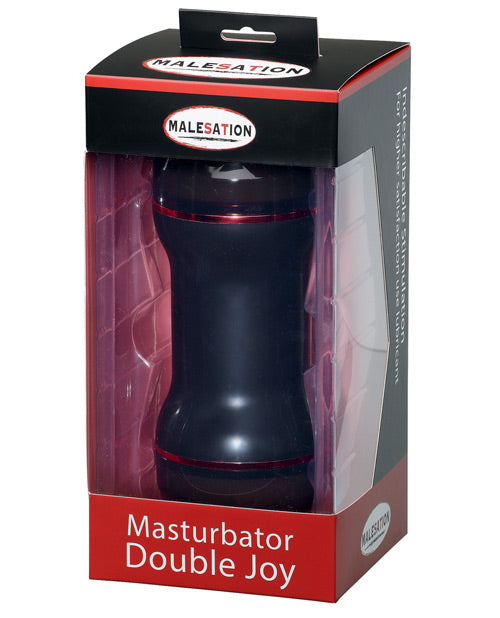 Malesation Double Joy Masturbator - Black