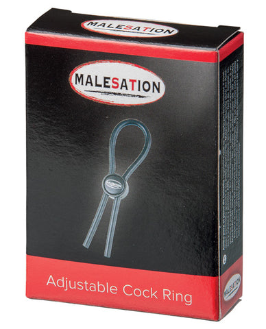 Malesation Adjustable Cockring - Black