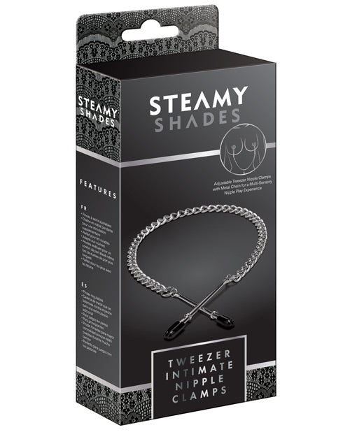 Steamy Shades Tweezer Intimate Nipple Clamps