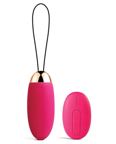 Svakom Elva Wireless Remote Egg - Plum Red