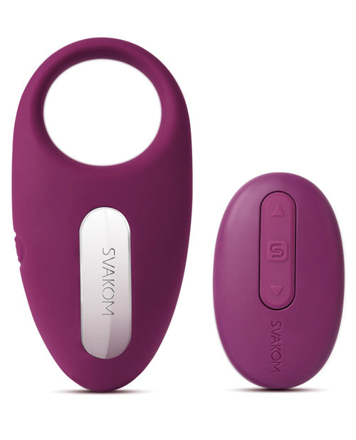 Svakom Winni Vibrating Ring W-remote - Violet