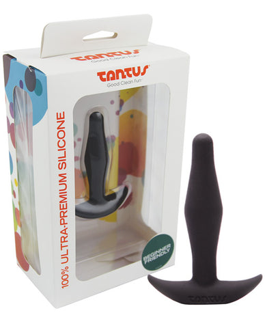 Tantus Lil' Flirt Silicone Plug - Black