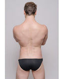 Pride Tartarus Side Snap Brief Black Sm