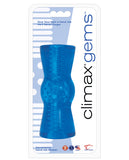 Climax Gems Hand Job Stroker - Aquamarine