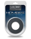 Hombre Snug Fit Silicone C Rings - Pack Of 3