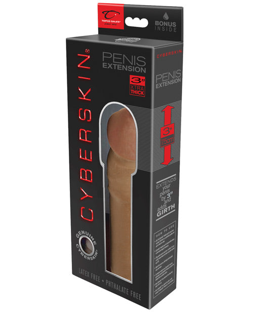 Cyberskin 3" Extension - Cinnamon