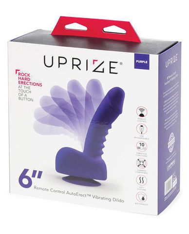 Uprize 6" Remote Control Autoerect Vibrating Dildo