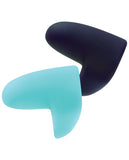 Vedo Ayu Mini Finger Vibe Pair - Black & Tease Me Turquoise