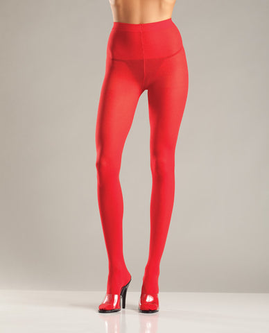 No Etaopaque Nylon Pantyhose Red Qn