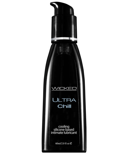 Wicked Sensual Care Ultra Chill Cooling Sensation Silicone Based Lubricant - 2 Oz Fragrance Free