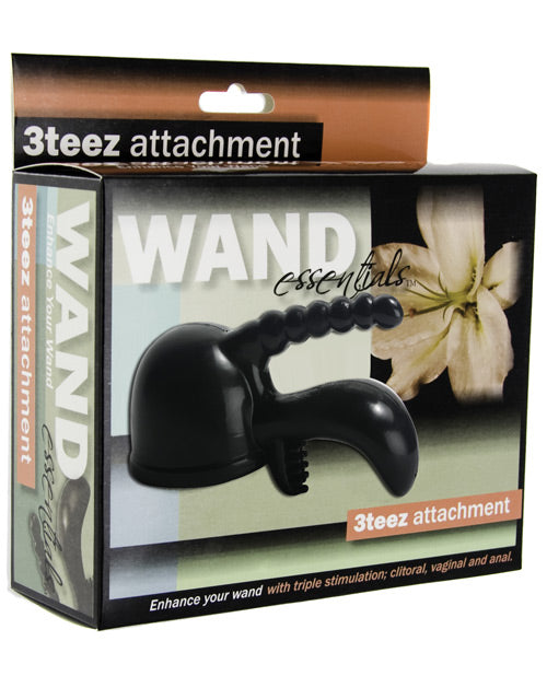 Wand Essentials 3 Teez Wand Attch. - Black