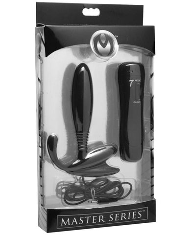 Master Series Cobra Vibrating P Spot Massager - Black