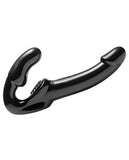 Revolver Strapless Strap On G Spot Dildo - Black