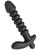 Master Series Prostatic Play Quest Slim Prostate Vibe - Black