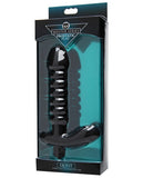 Master Series Prostatic Play Quest Slim Prostate Vibe - Black