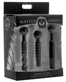 Master Series 3 Pc Dark Rods - Black