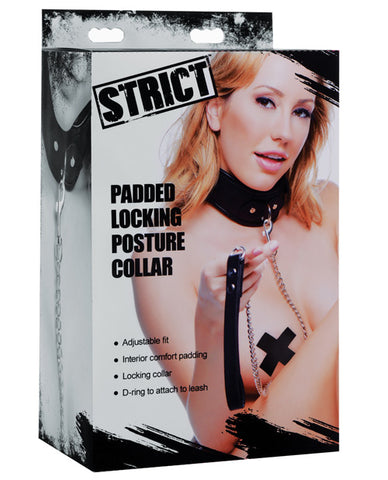 Strict Padded Locking Posture Collar