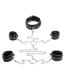 Strict Slave Pu Leather Shackles