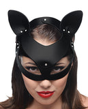 Master Series Bad Kitten Leather Cat Mask