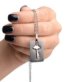 Master Series Cuffed Locking Bracelet W-neckless Key