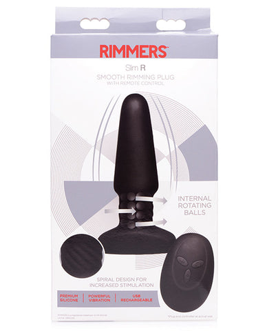 Rimmers Slim R Smooth Rimming Plug W-remote