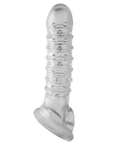 Tom Of Finland Textured Girth Enhancer - Clear